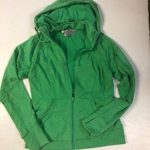 Athleta Green Zipthrough Hoodie